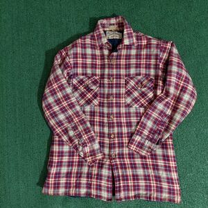 VINTAGE London Fog Outdoors Unlimited Flannel Shirt Size Medium